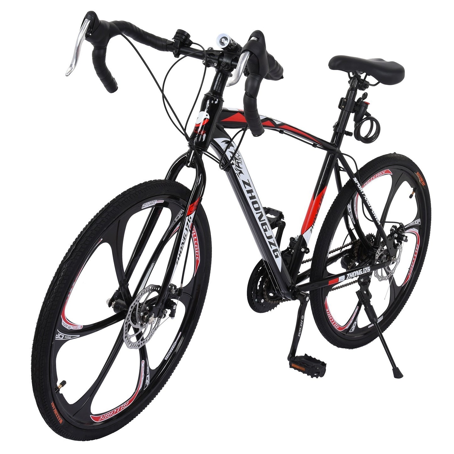 Commuters Full Suspension Road Bike 21 Speed Disc Brakes, 700c