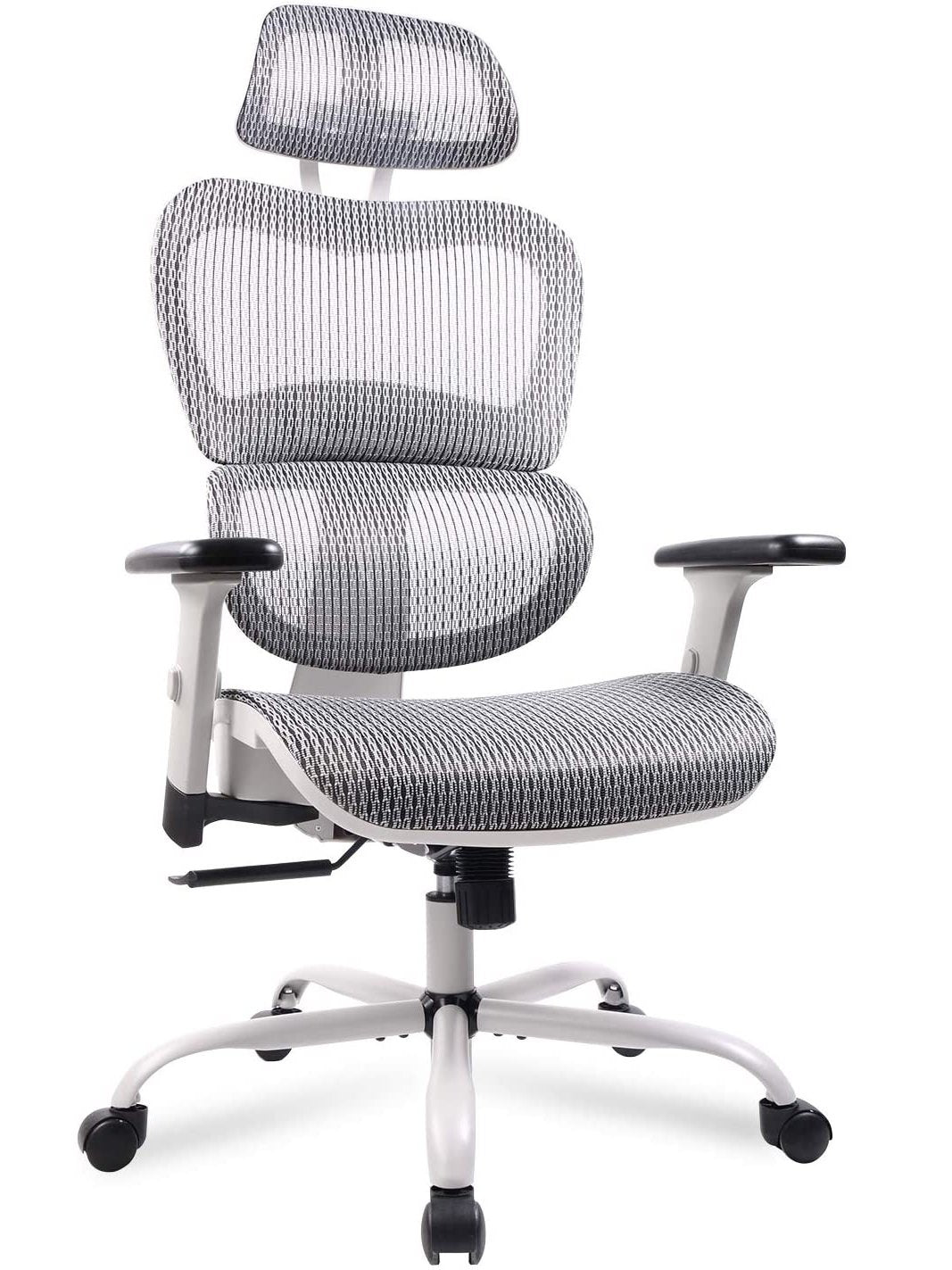 Ergonomic High Back Adjustable Office Chair-GREY