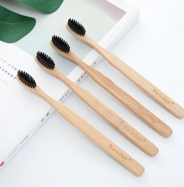 Natural Pure Bamboo Toothbrush Soft HairEco Friendly