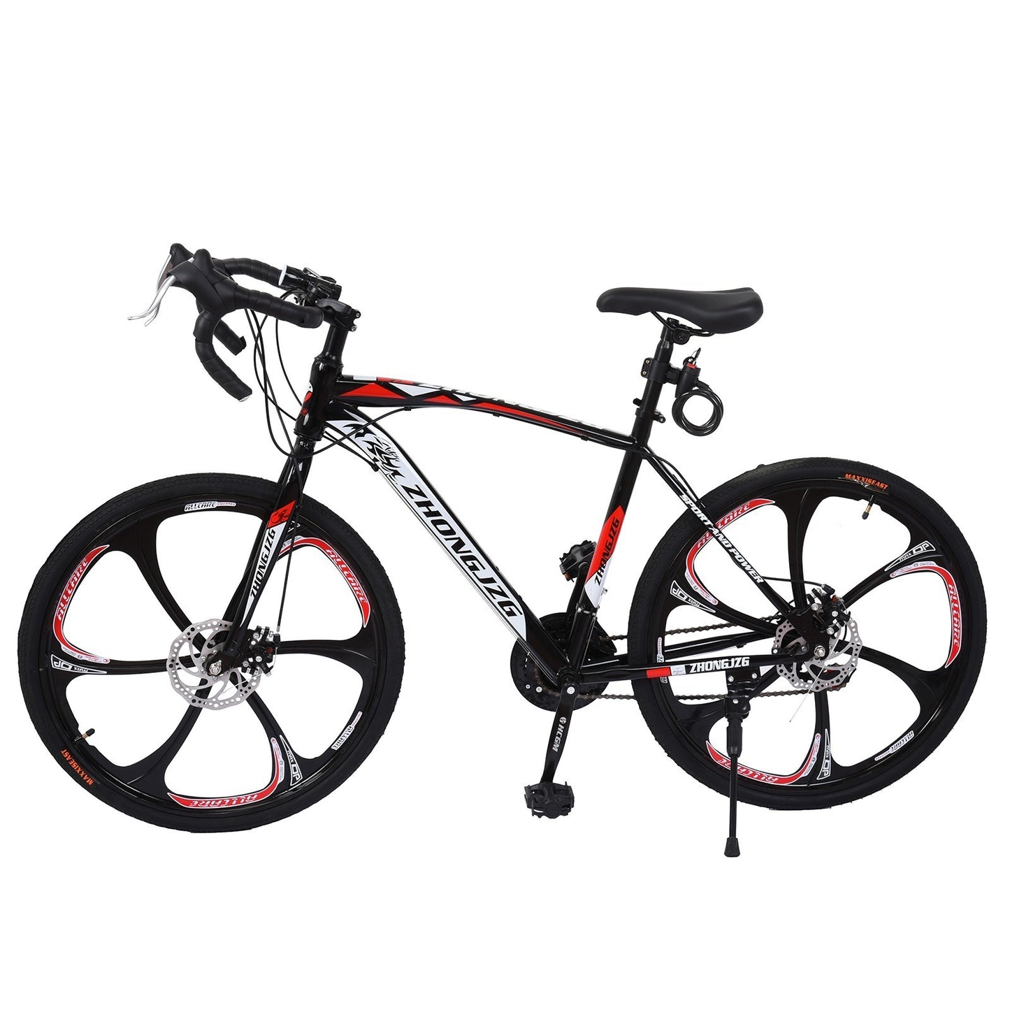 Commuters Full Suspension Road Bike 21 Speed Disc Brakes, 700c