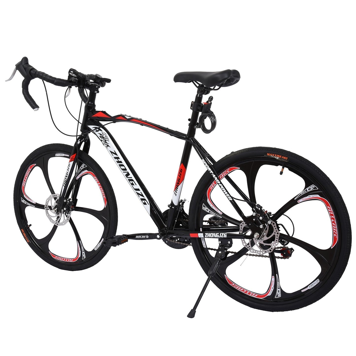Commuters Full Suspension Road Bike 21 Speed Disc Brakes, 700c