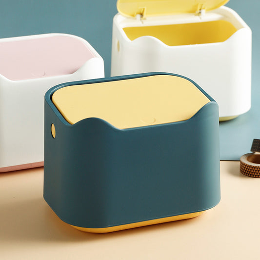 Cute mini trash can with lid
