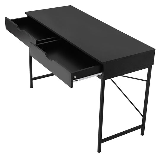 Study Computer Desk Laptop PC Table Workstation With 2 Drawers For Home Office