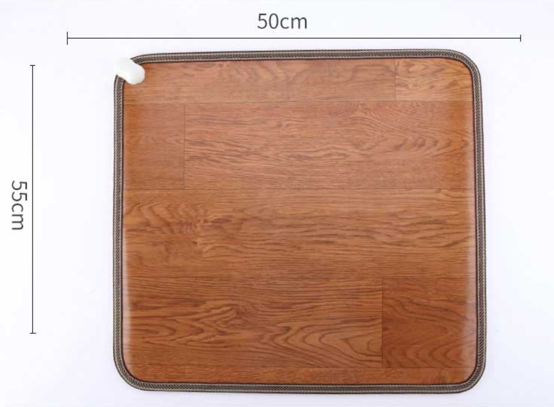 Leather Heating Foot Mat Warmer Electric Heating Pads Feet Leg Warmer Carpet Thermostat Warming Tools Home Office