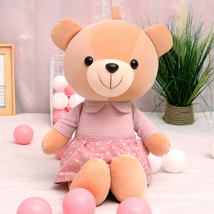 Dress up small Bear Doll plush cotton toy hug bear