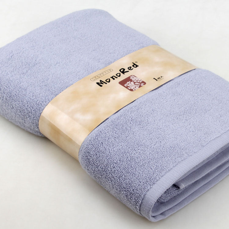 Direct Monored combed cotton satin file cotton bath towel 7 plain bath towel skin-friendly staining OEM