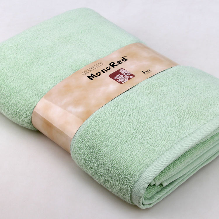 Direct Monored combed cotton satin file cotton bath towel 7 plain bath towel skin-friendly staining OEM