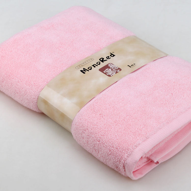 Direct Monored combed cotton satin file cotton bath towel 7 plain bath towel skin-friendly staining OEM