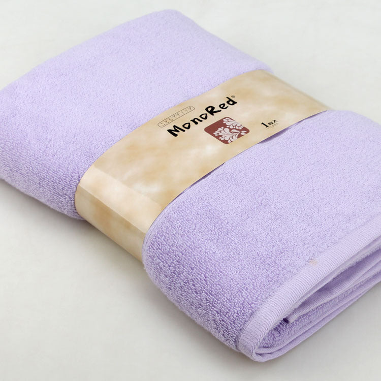 Direct Monored combed cotton satin file cotton bath towel 7 plain bath towel skin-friendly staining OEM