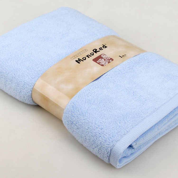 Direct Monored combed cotton satin file cotton bath towel 7 plain bath towel skin-friendly staining OEM