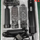 Hair Dryer Brush 5 In 1 Electric Blow Dryer Comb Hair Curling Wand Detachable Brush Kit Negative Ion Straightener Hair Curler