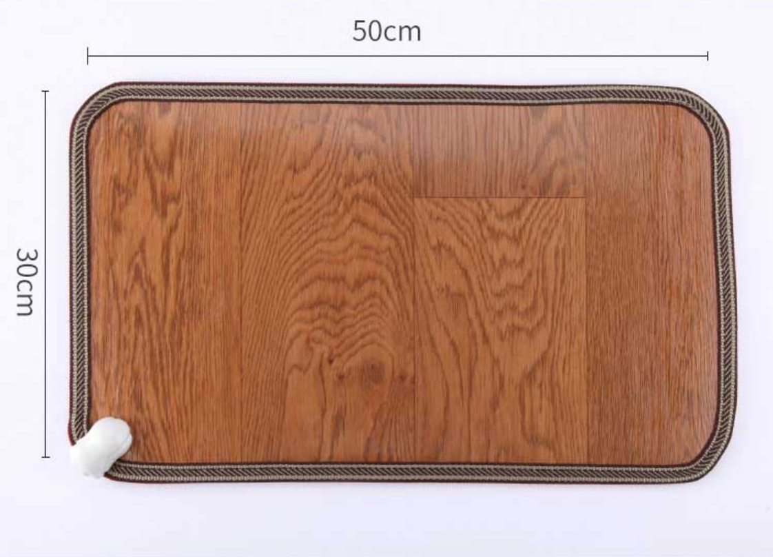 Leather Heating Foot Mat Warmer Electric Heating Pads Feet Leg Warmer Carpet Thermostat Warming Tools Home Office