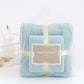 Household coral velvet bath towel set / thickened soft comfortable water absorbing strong two-piece beach towels