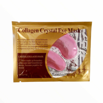 Pink Collagen Crystal Eye Mask Gel Pads Under Eye Anti Dark Circle Patches