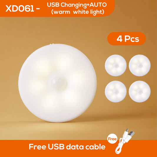 USB Charging Bedroom Decoration Led Night Light MOONSHADOW