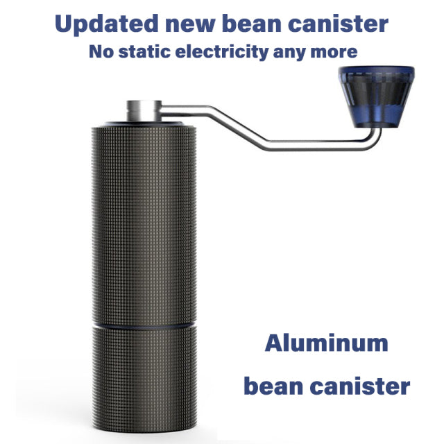 Portable High Quality Manual Coffee Hand Grinder with Double Bearing Positioning