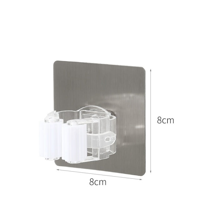 Adhesive Multi-Purpose  Wall Mounted Mop Organizing Holder