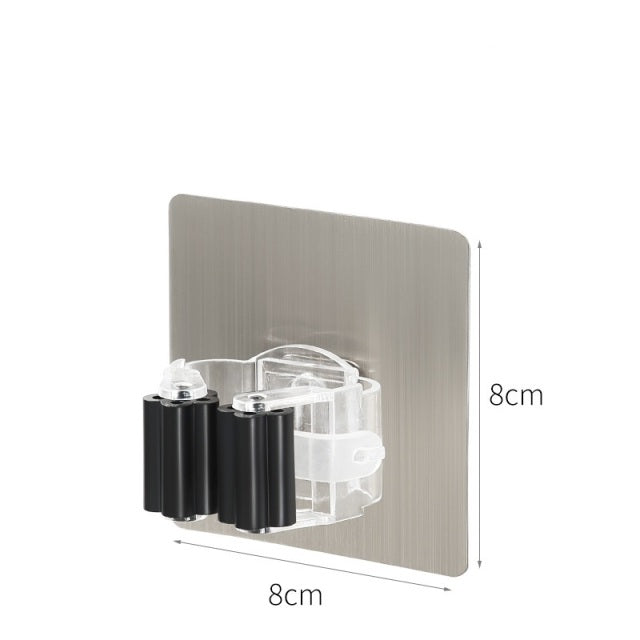 Adhesive Multi-Purpose  Wall Mounted Mop Organizing Holder