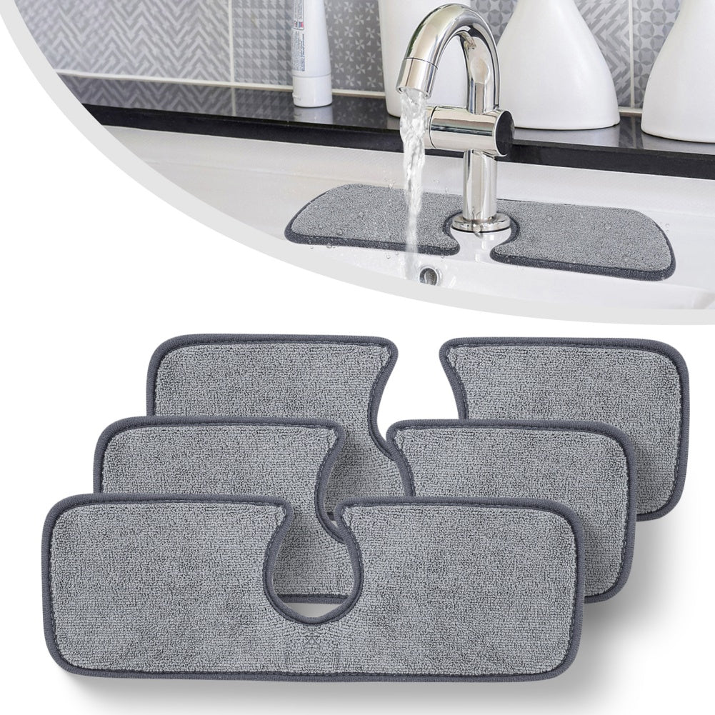 Kitchen Faucet Absorbent Mat Sink Splash Guard