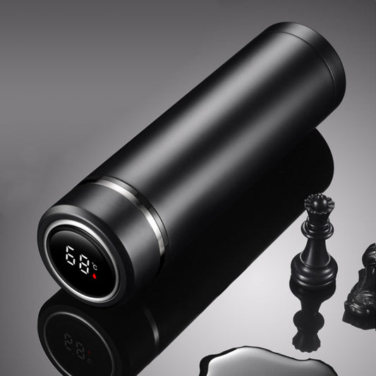 Intelligent Thermos Cup Male and Female Portable Students Smart Vacuum Flasks High-End Simple Thermoses Coffee Cup Water Bottle