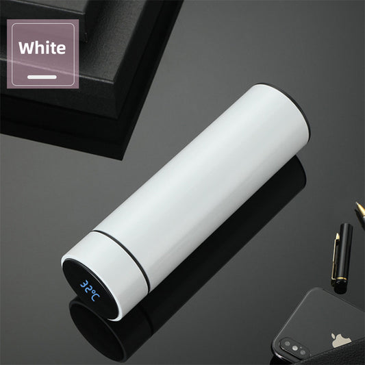 Intelligent Thermos Cup Male and Female Portable Students Smart Vacuum Flasks High-End Simple Thermoses Coffee Cup Water Bottle